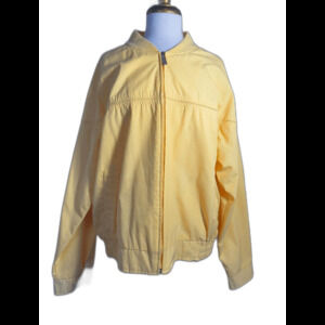 Windbreaker Jacket Size XL Men's VTG 80's Yellow Gorpcore Streetwear